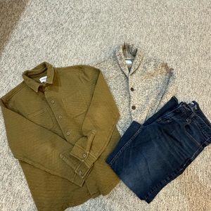 Men’s Sweater and Jeans Bundle